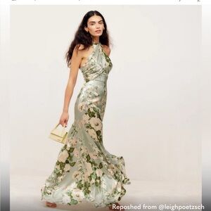 Reformation Veria Silk Dress